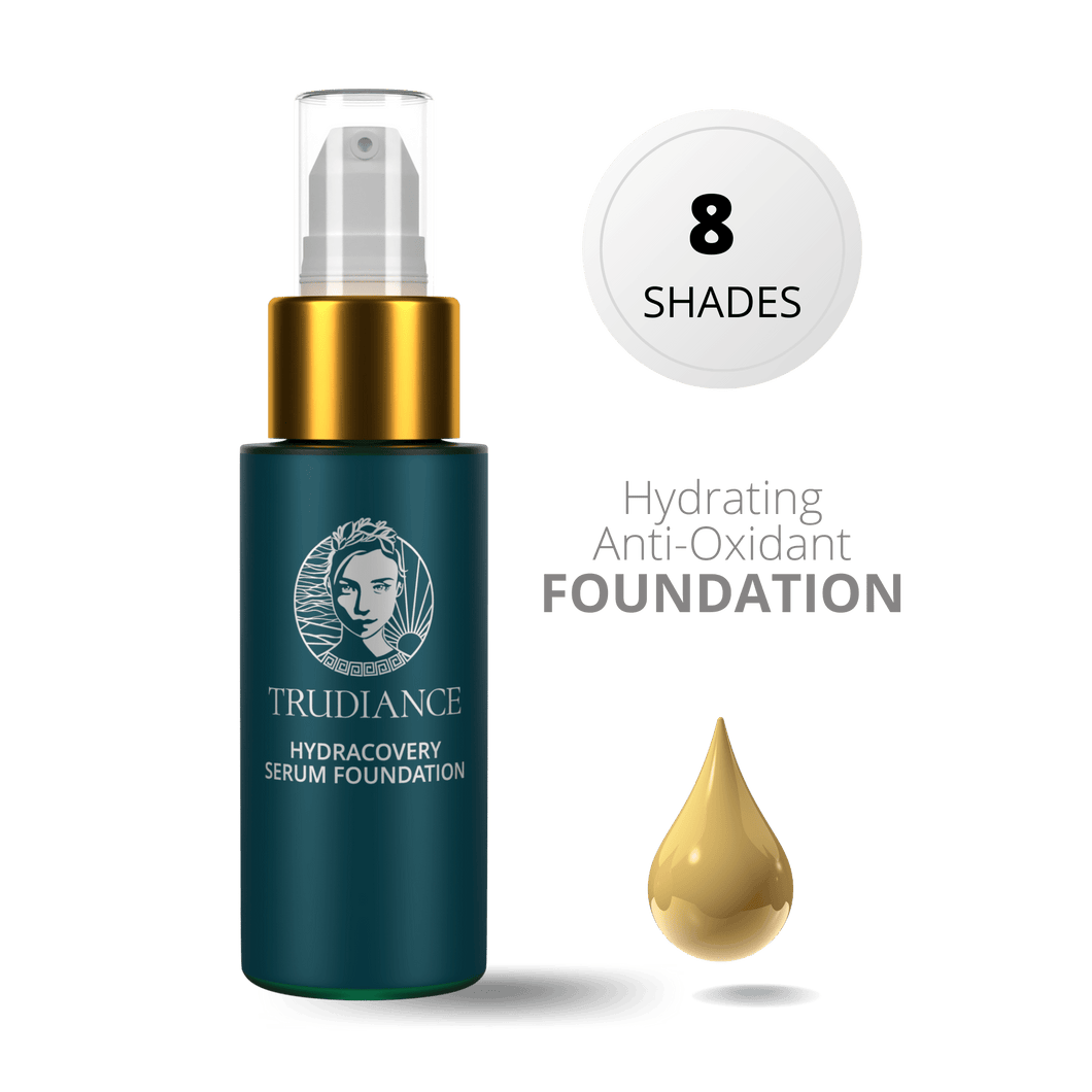 Serum Foundation for Dry and Normal Skin - Clean, Natural Ingredients, Vegan, Cruelty Free - For hydrated and youthful skin