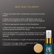 Load image into Gallery viewer, Best way of applying serum foundation for flawless base that stays long and is water-resistant
